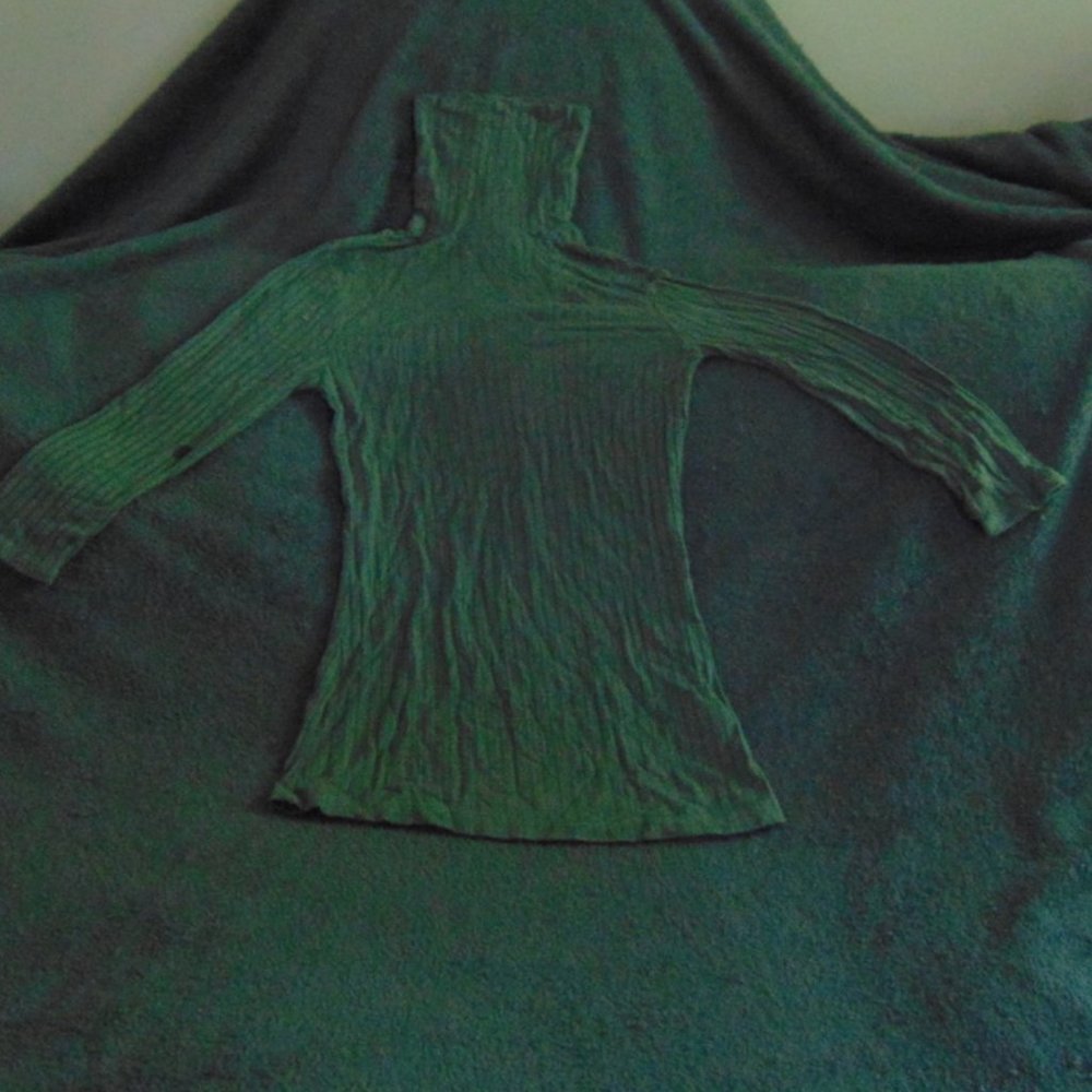 Olive Green Turtle Neck